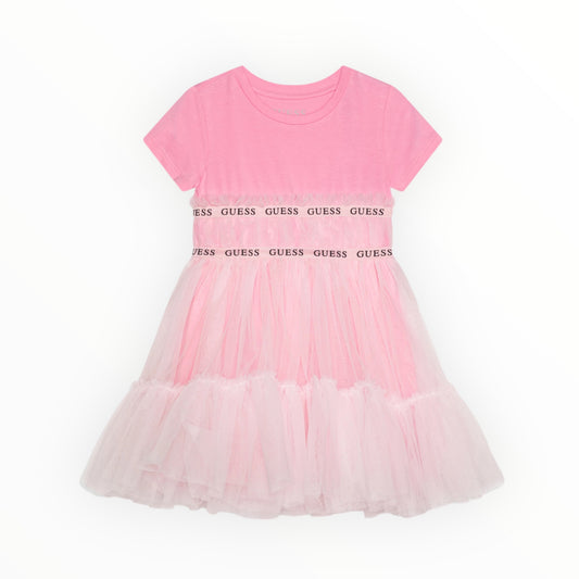 Abito Tulle Rosa Guess