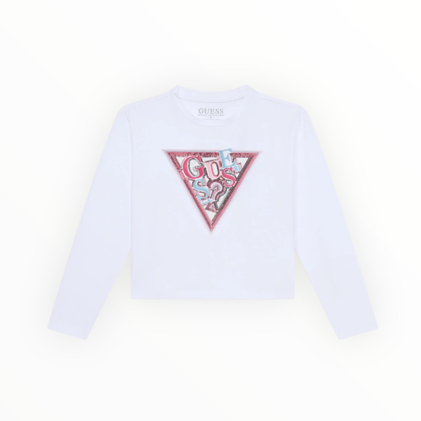 T-shirt con paillettes Guess ragazza