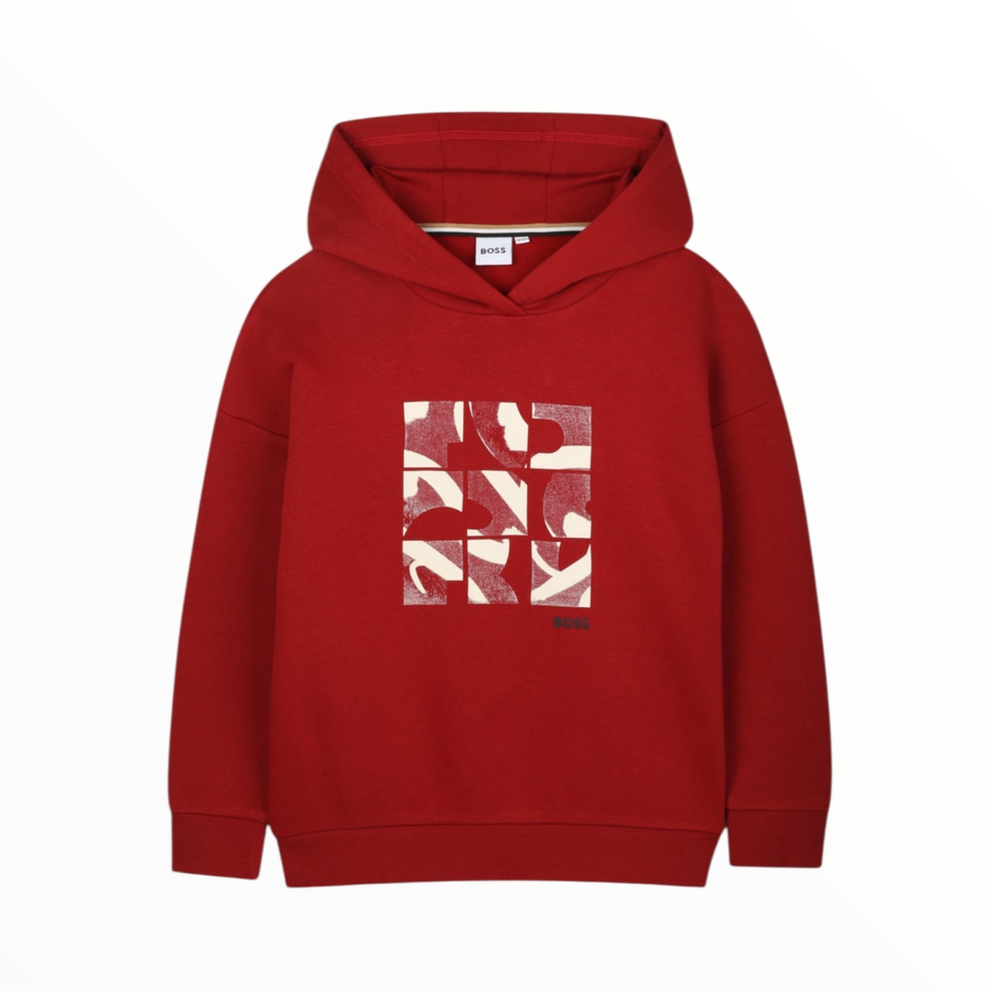 Felpa rosso/bordeaux Boss