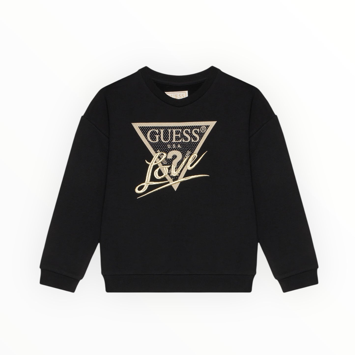 Felpa love Guess con strass