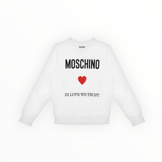 Felpa love In Cotone Moschino