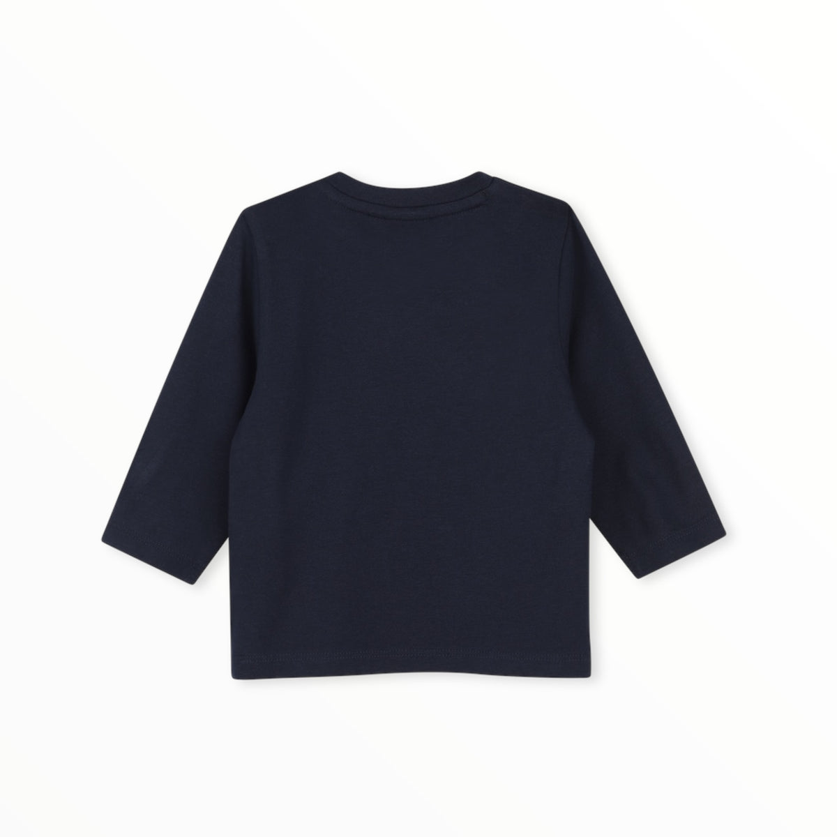 T-Shirt triplo logo Boss blu