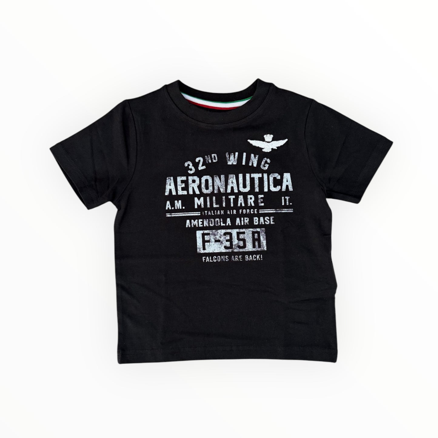 T-shirt logo sfumato Aeronautica Militare