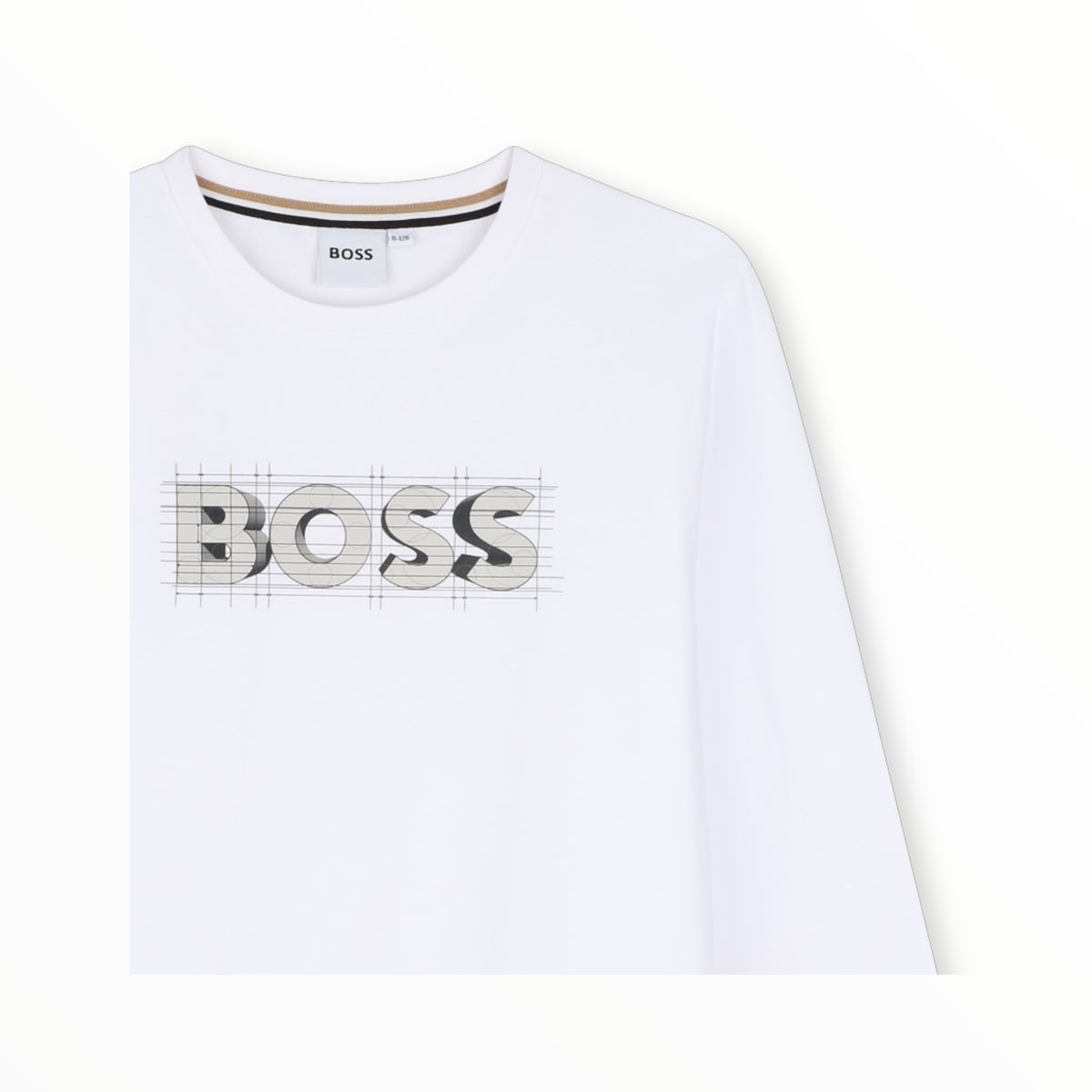 T-Shirt Boss con stampa