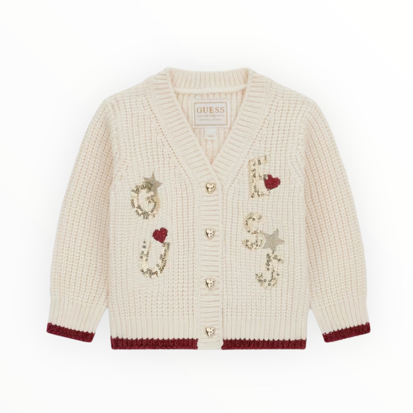 Cardigan a maglia Guess