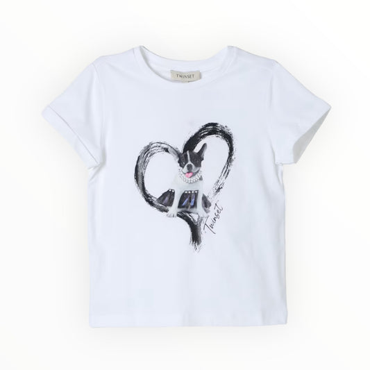 T-shirt Con Stampa Twinset