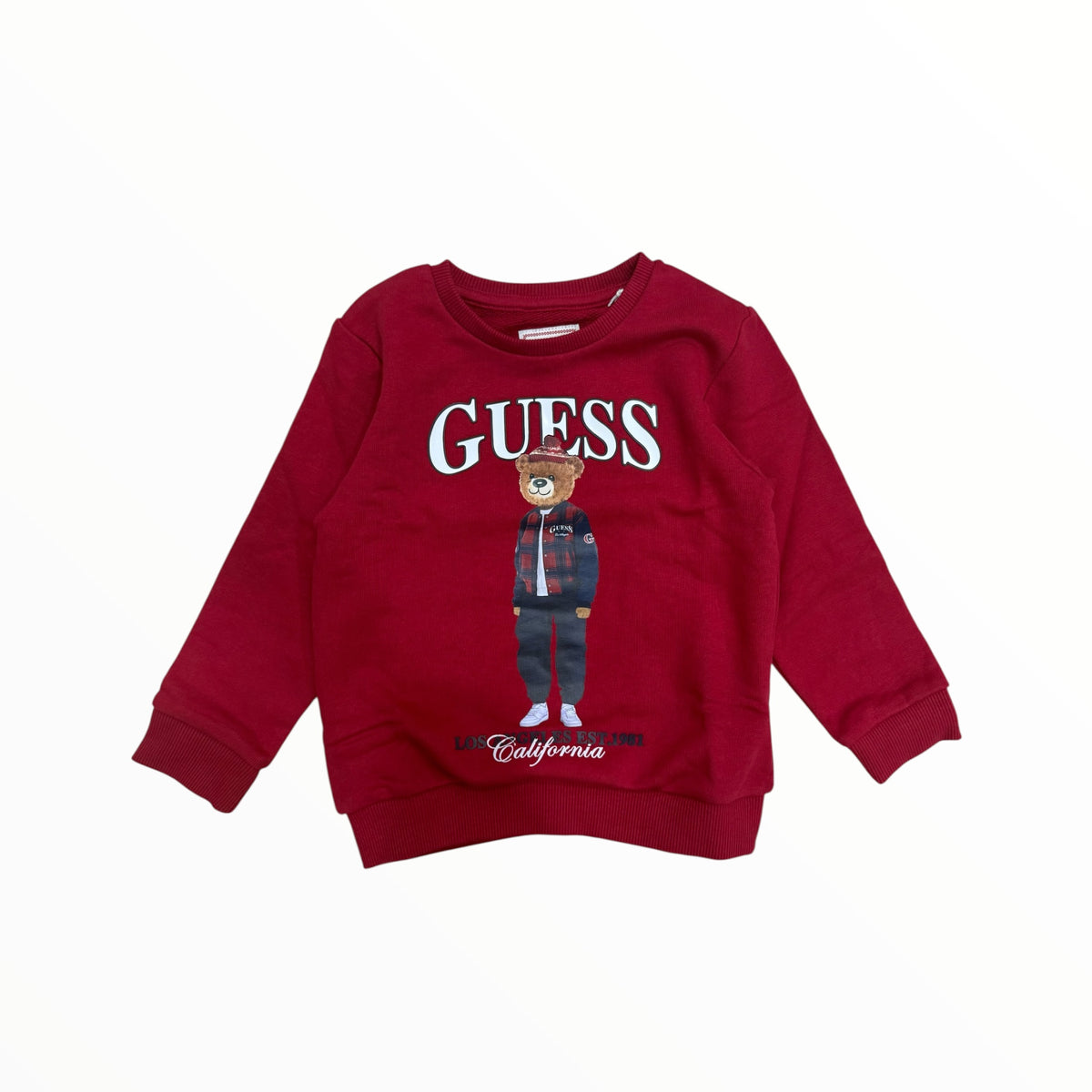 Felpa Guess Teddy rossa