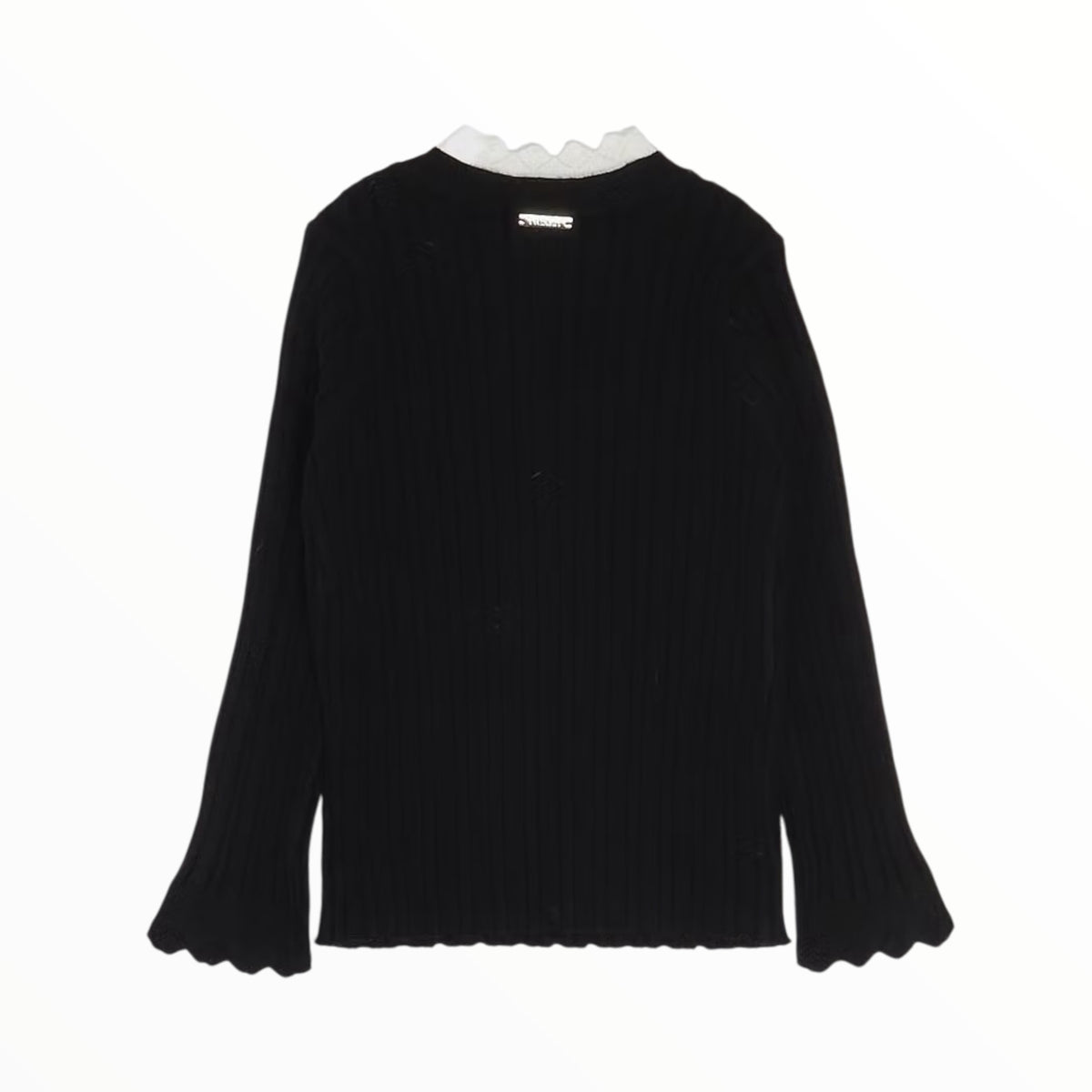 Maglione Twinset in viscosa nero