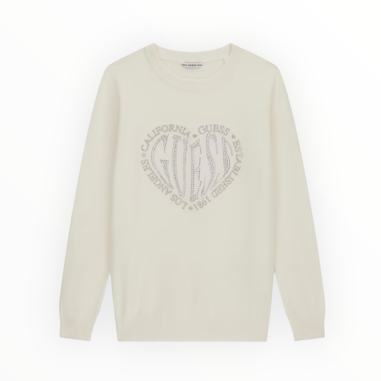 Maglione con strass Guess