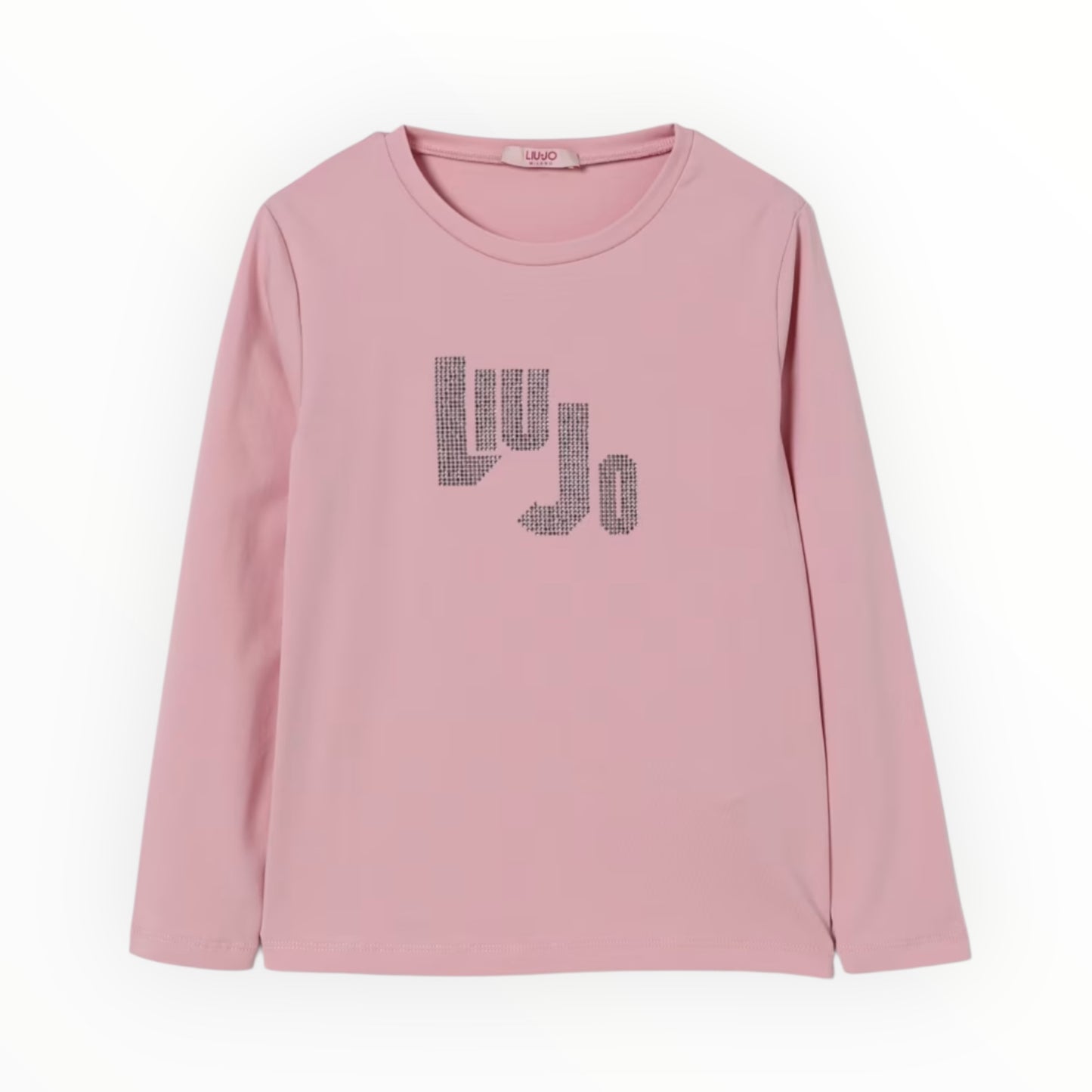 T-shirt Liu Jo rosa con strass