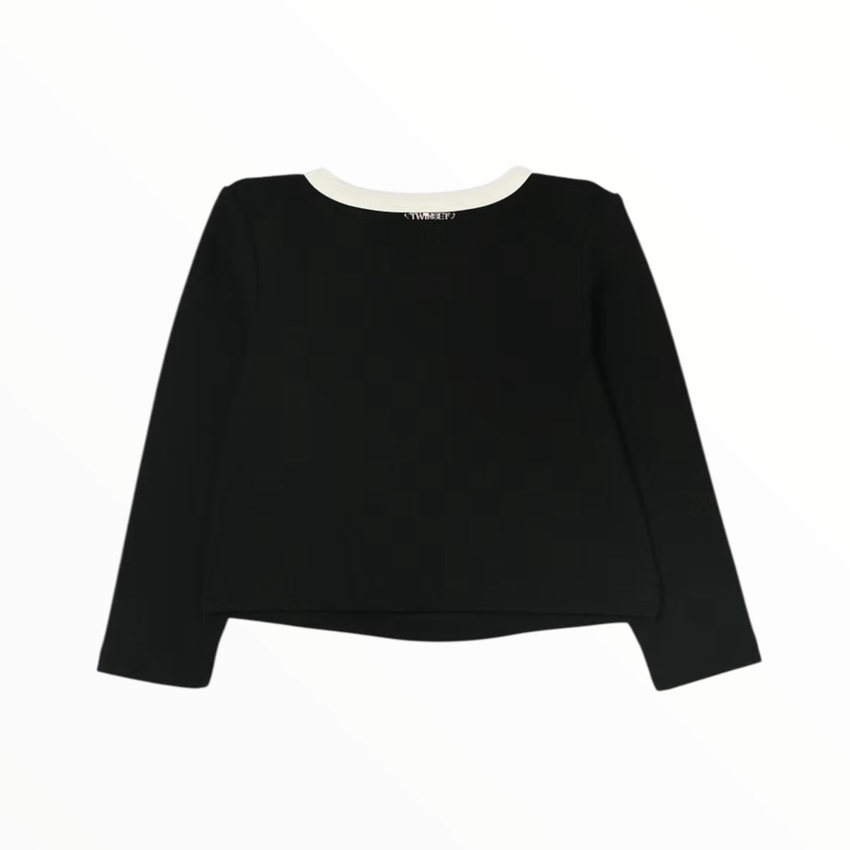 Felpa Twinset crop in neoprene