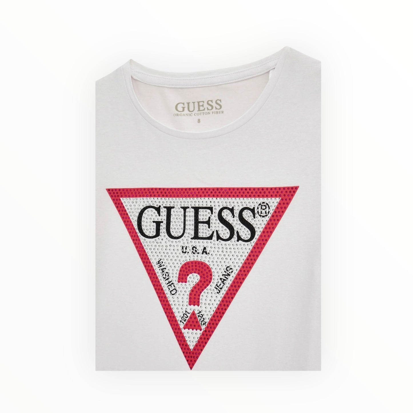 T-shirt strass Guess