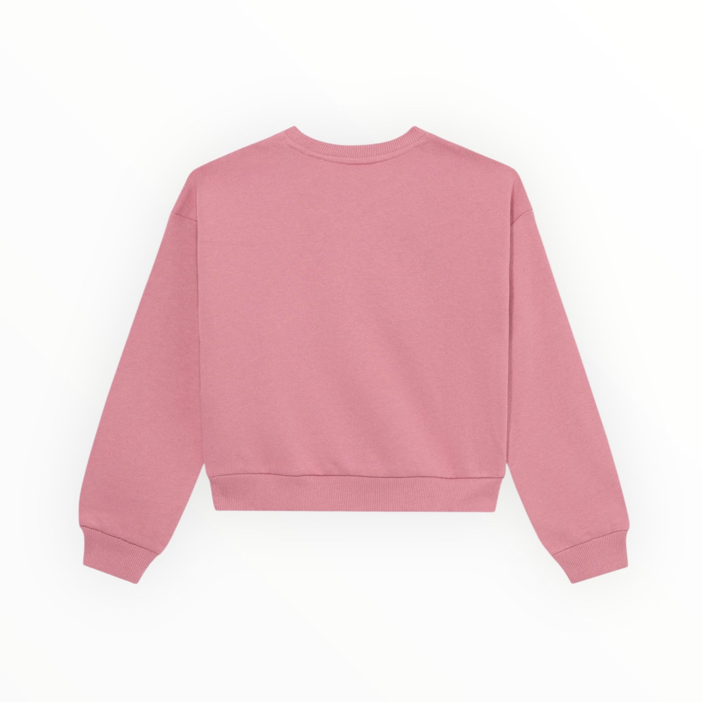 Felpa crop rosa con strass Guess