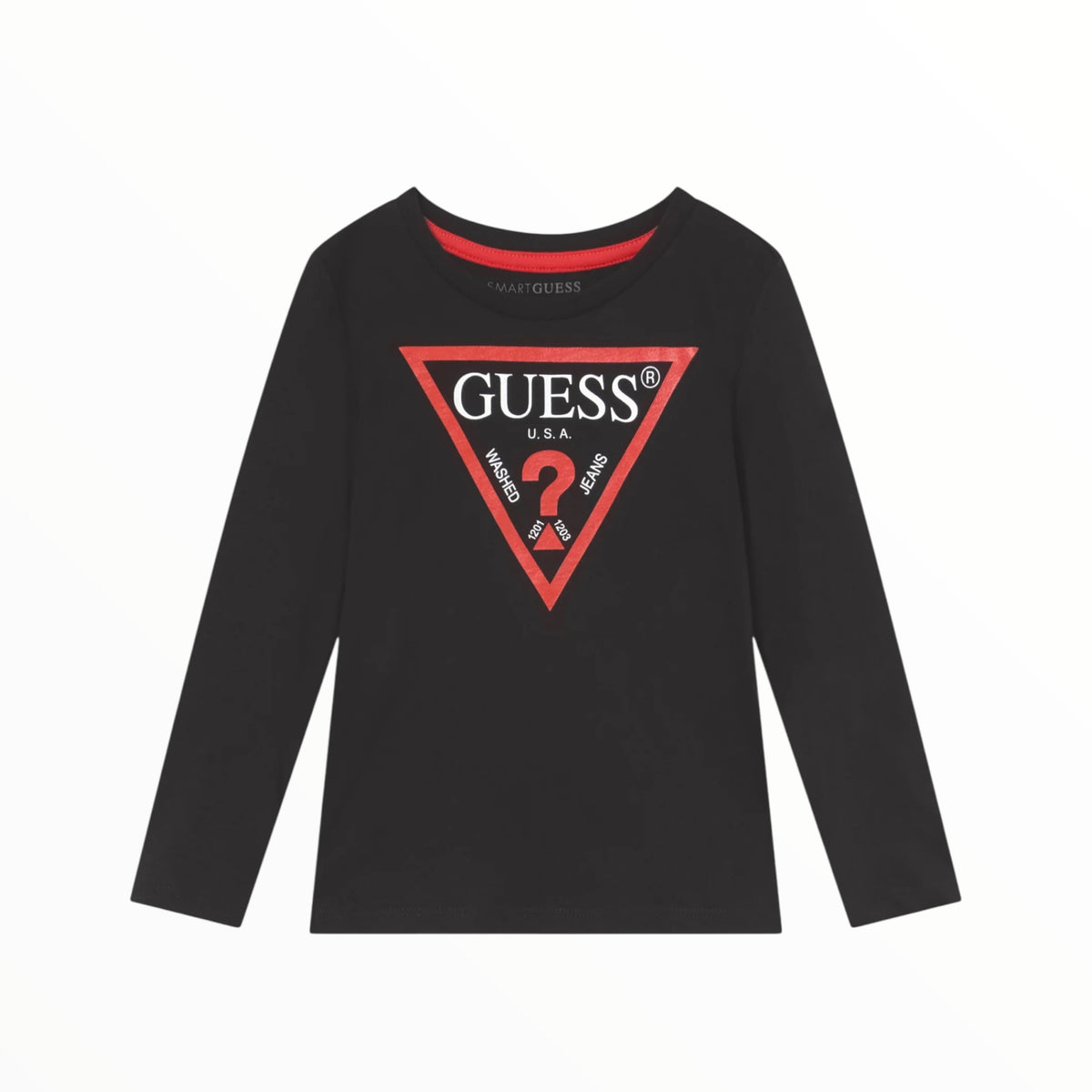 T-Shirt Guess basic nera