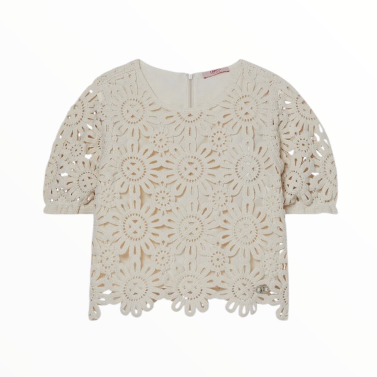 T-Shirt in macramè Liu Jo