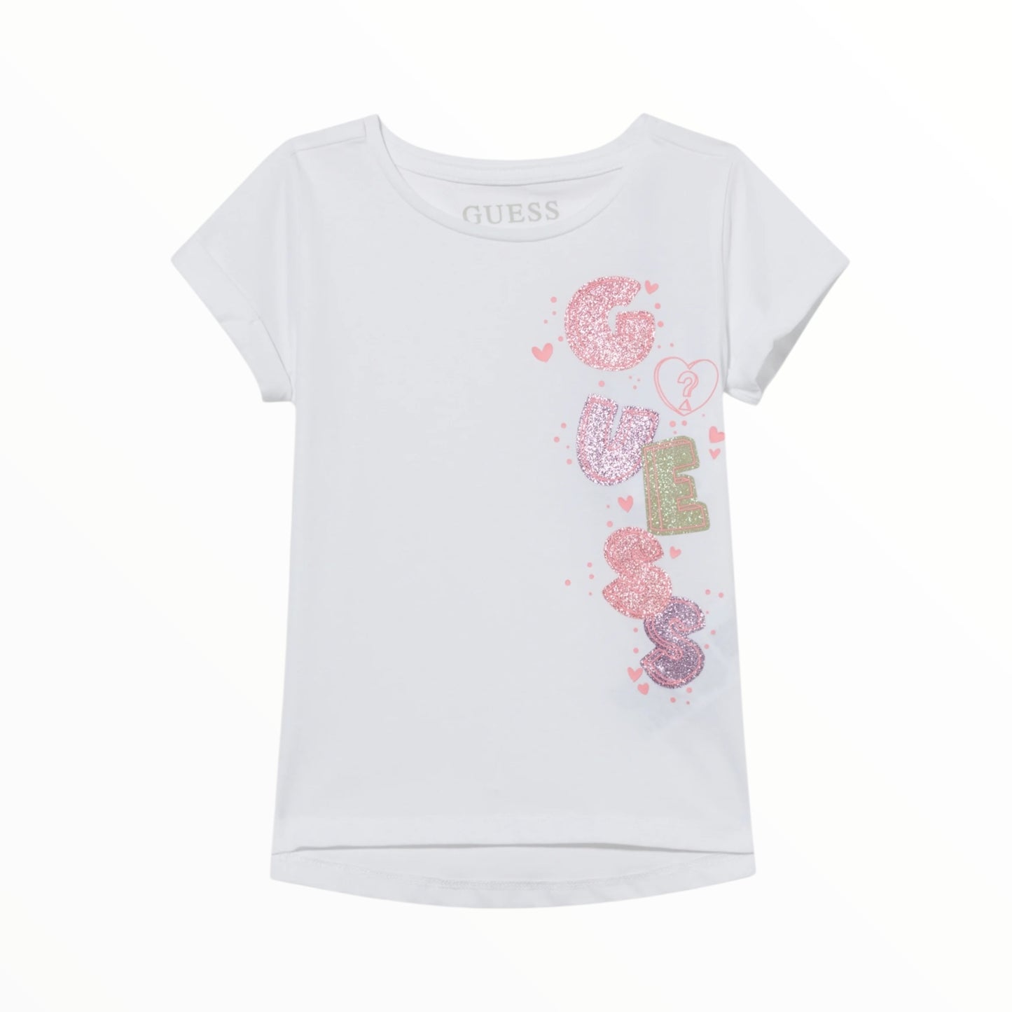 T-Shirt Guess logo glitterato