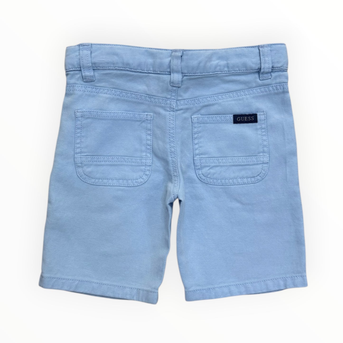 Pantaloncino celeste Guess misto lino