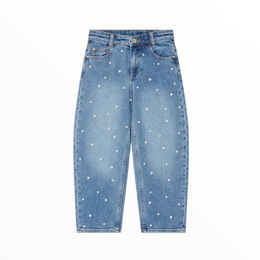 Jeans Liu Jo balloon con perle
