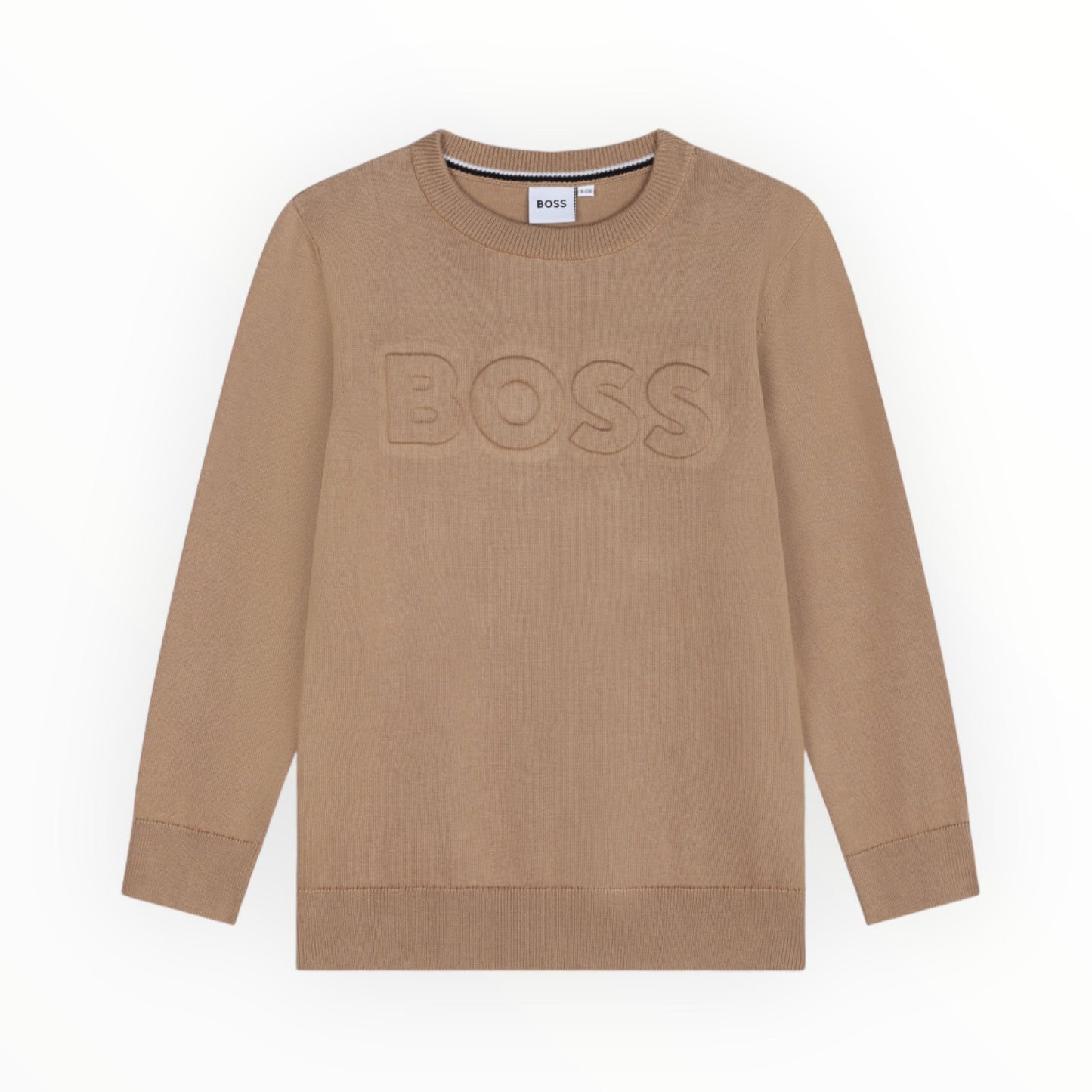 Pullover A Maglia In Cotone Boss