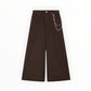 Pantaloni Liu Jo wide leg con catena