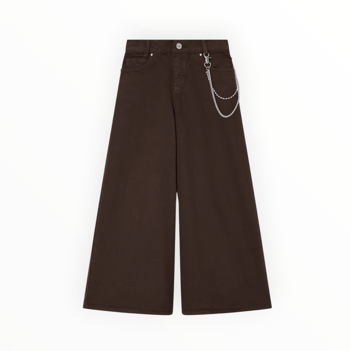 Pantaloni Liu Jo wide leg con catena