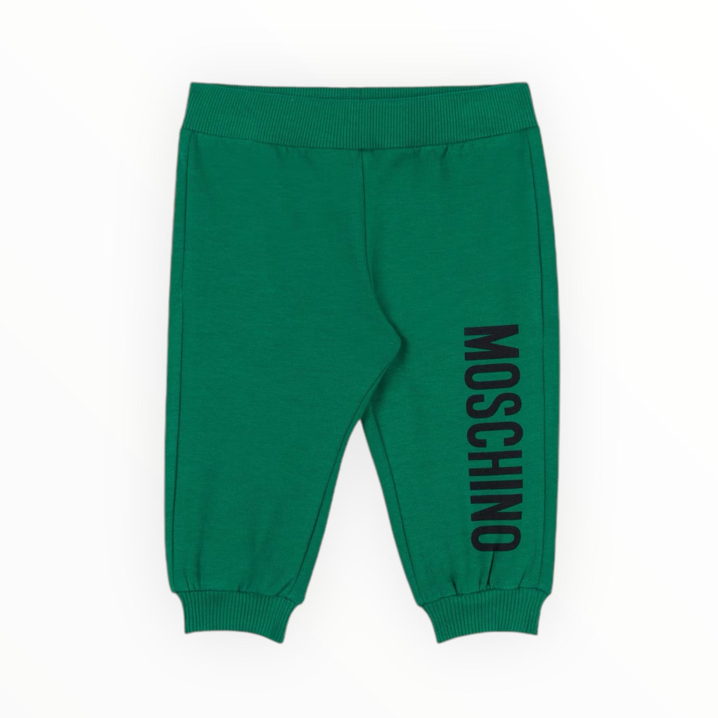 Pantalone in felpa Verde Logo Moschino