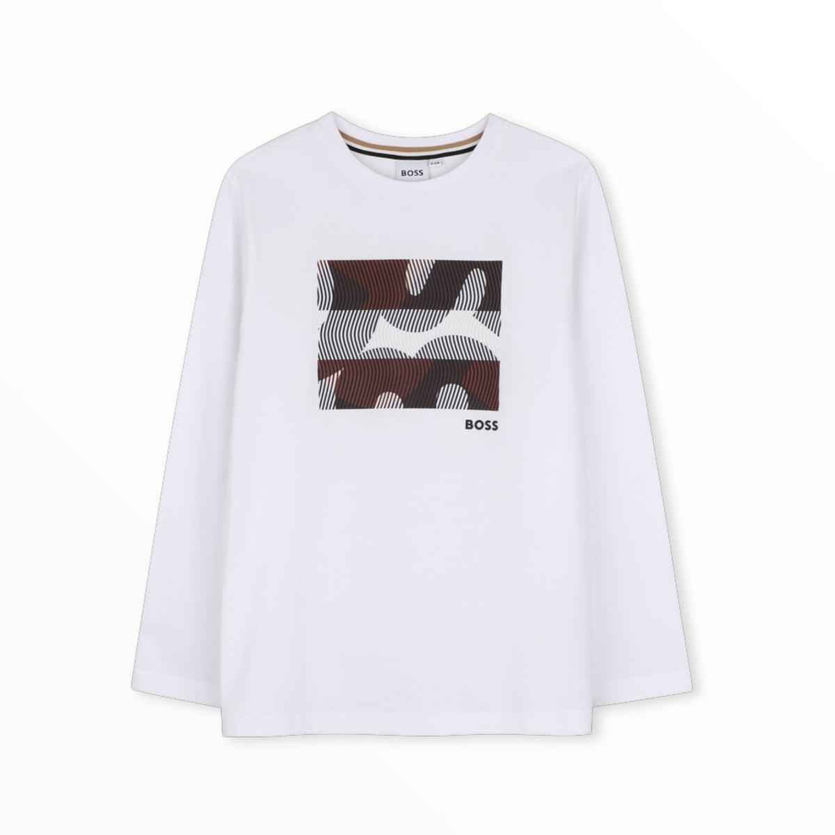 T-Shirt Boss con stampa