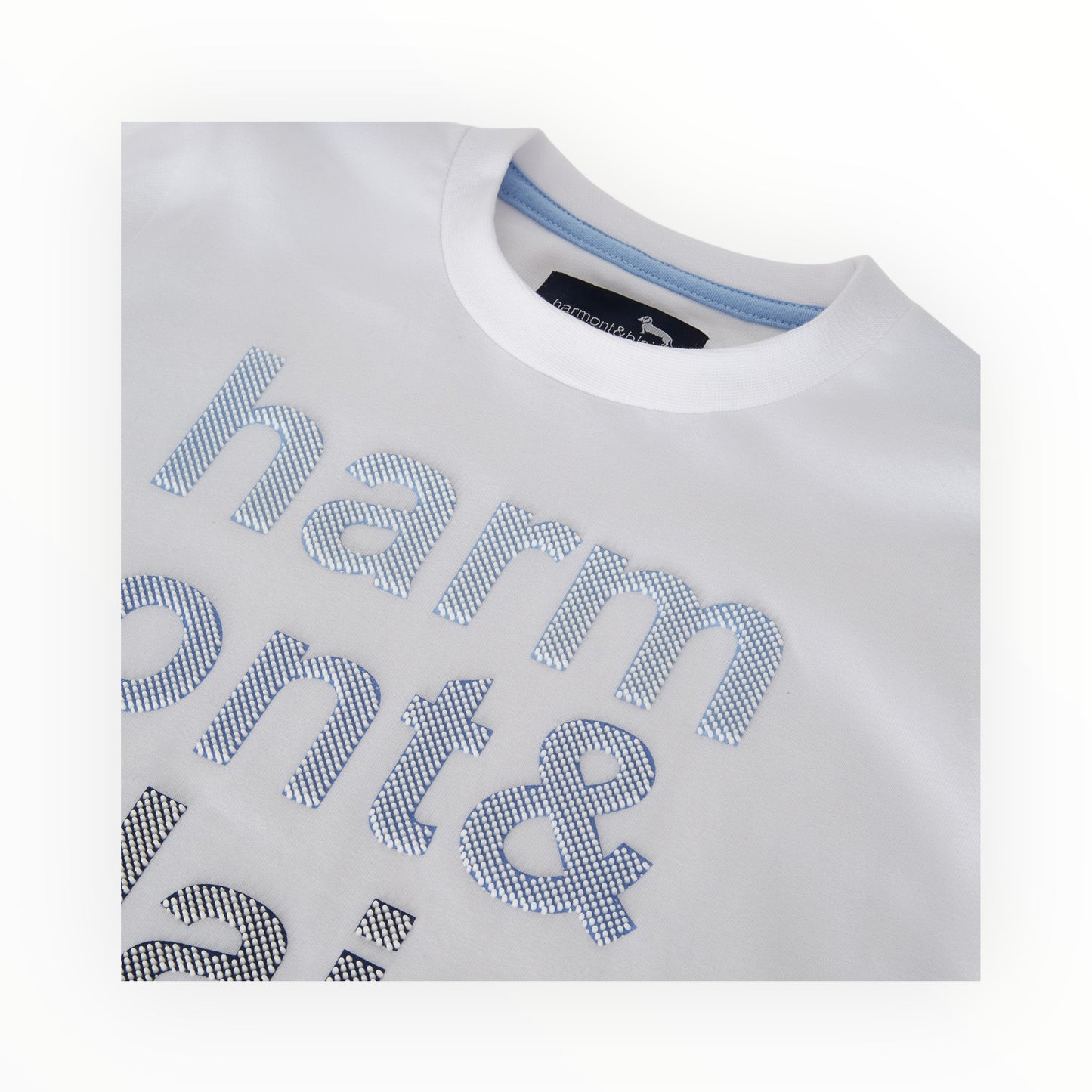 T-shirt Neonato  Con Logo Gommato Harmont & Blaine