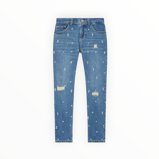 Jeans Liu Jo con ricami gioiello