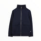 Felpa con zip in tessuto tecnico Boss