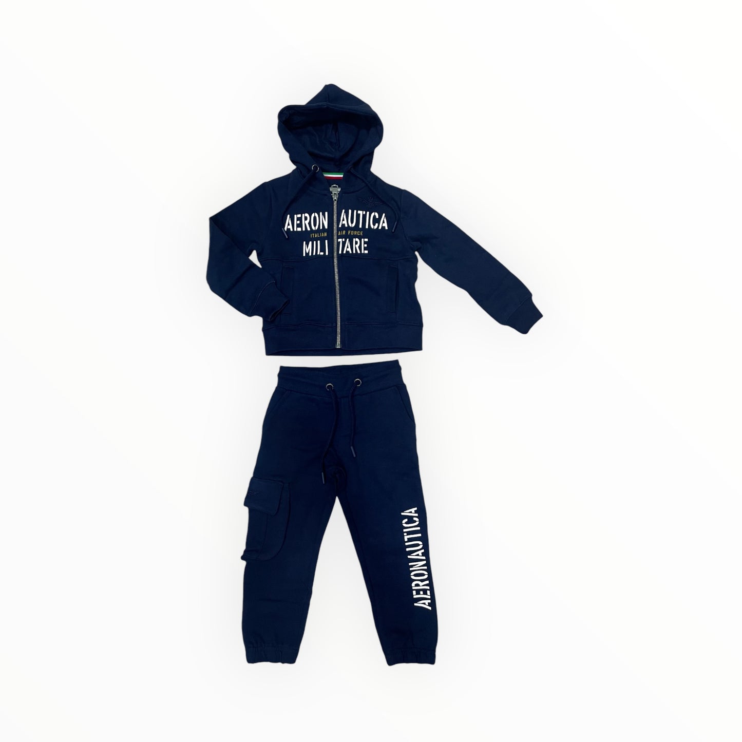 Completo tuta con zip Aeronautica Militare Blu