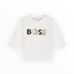 T-shirt Con Stampa Logo Boss