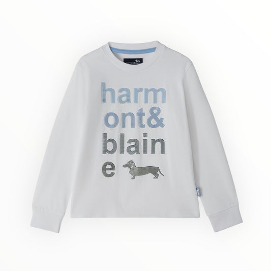 T-shirt Con Logo Gommato Harmont & Blaine