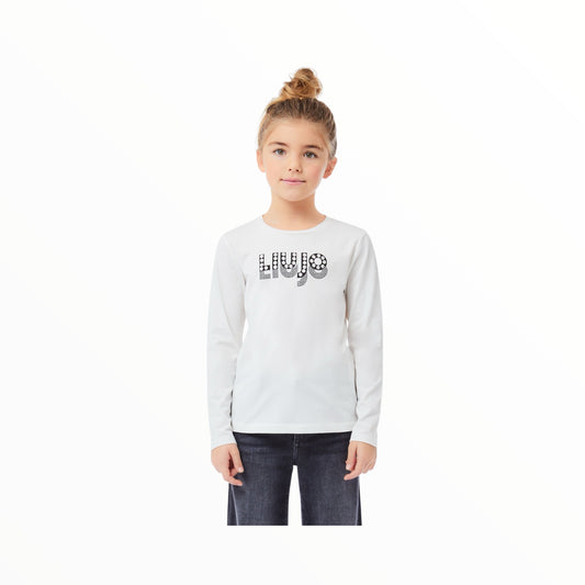 T-shirt doppio logo Liu Jo