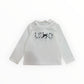 T-shirt logo Liu Jo con strass e fiocchetto