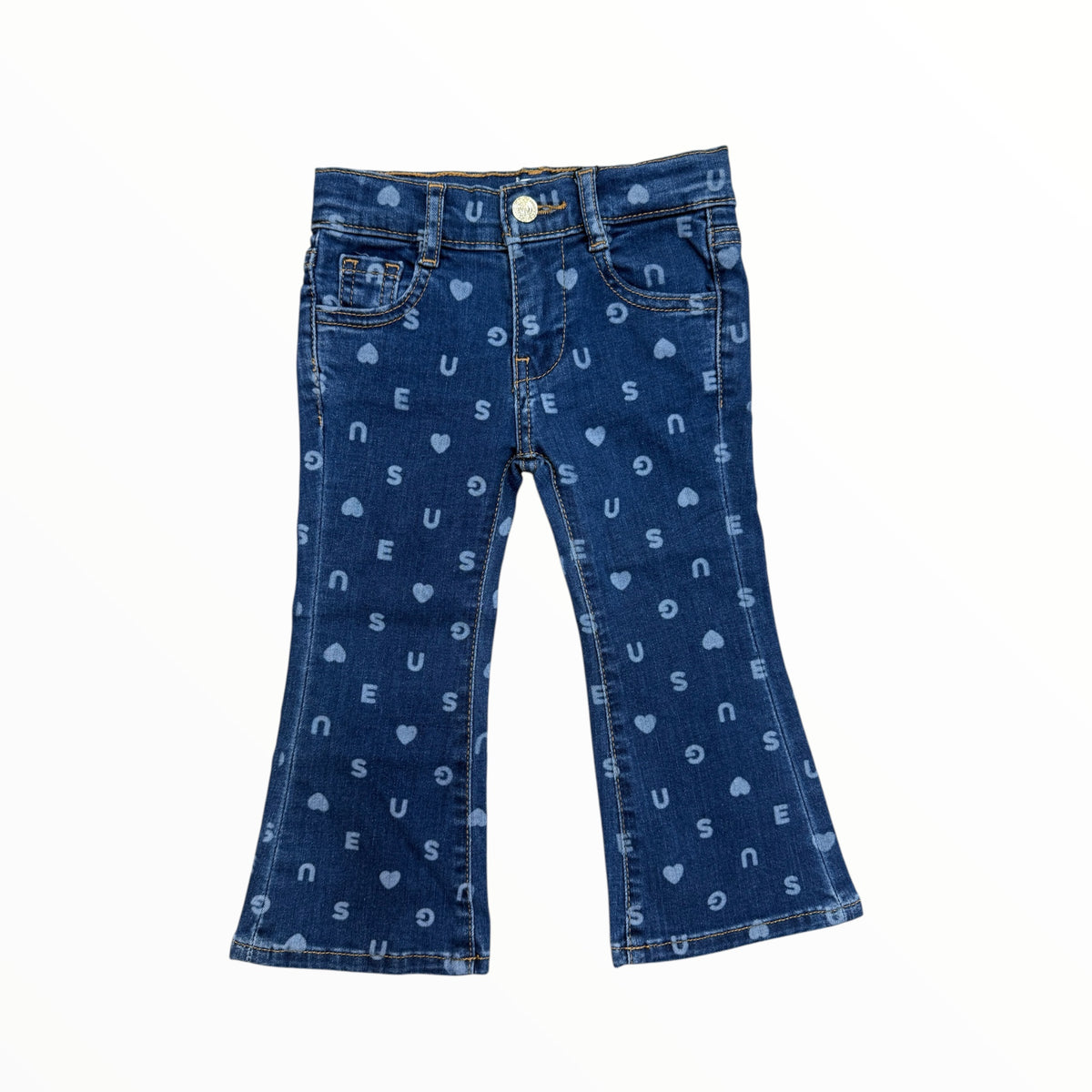 Jeans flare Guess multilogo
