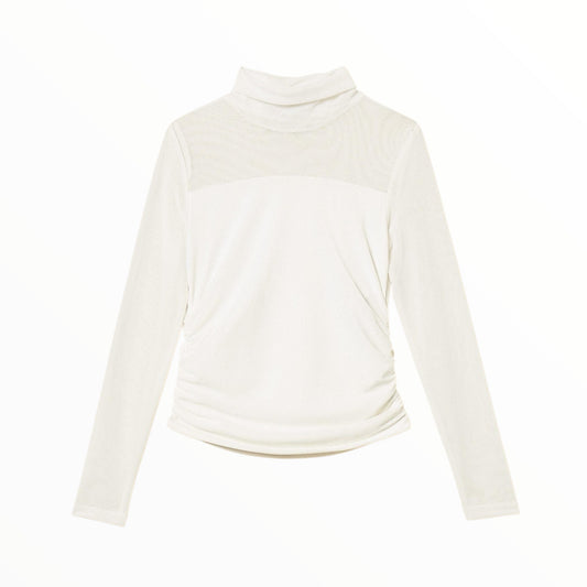 T-Shirt dolcevita Twinset in tulle