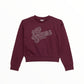 Felpa Guess crop con strass