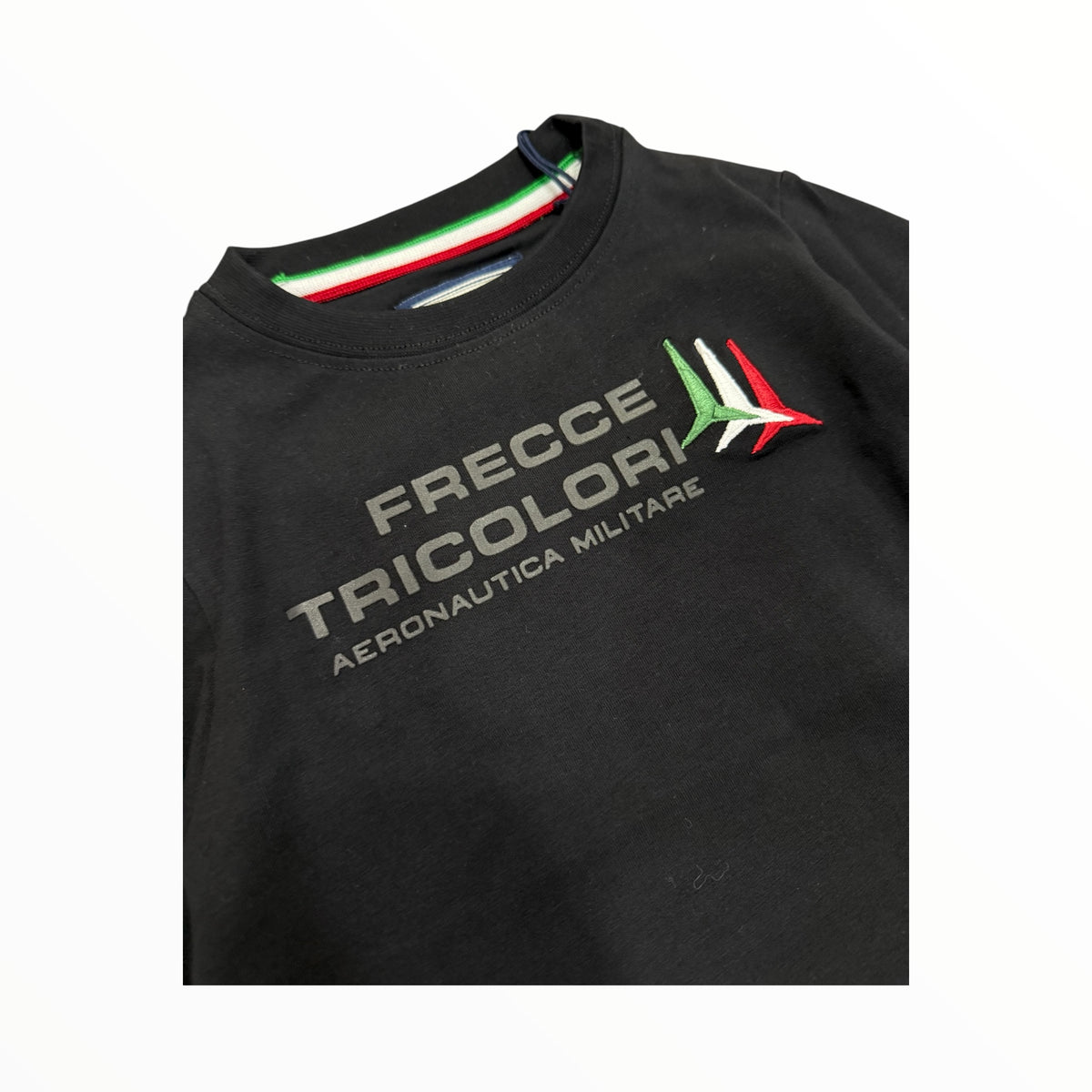 T-Shirt Aeronautica Militare con stampa e ricamo