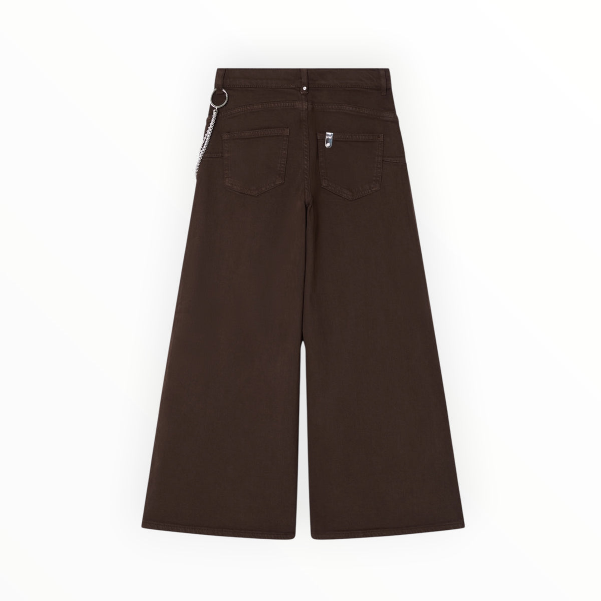 Pantaloni Liu Jo wide leg con catena