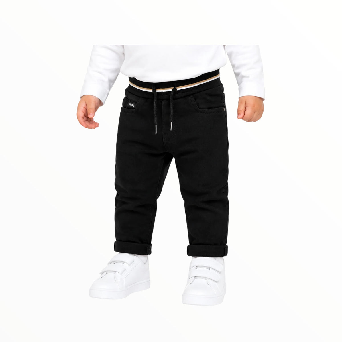 Jeans nero Boss