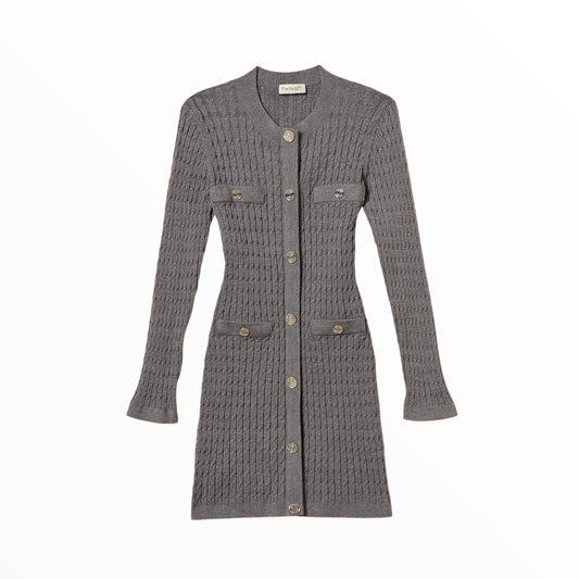 Abito Twinset grigio in viscosa