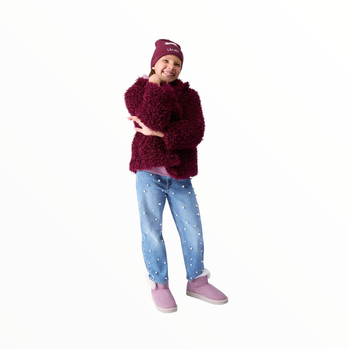 Jeans Liu Jo balloon con perle