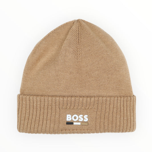 Cappello Tricot Con Risvolta Boss