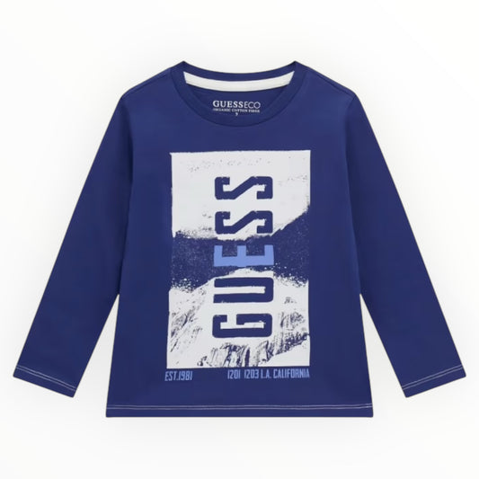 T-shirt Guess logo verticale