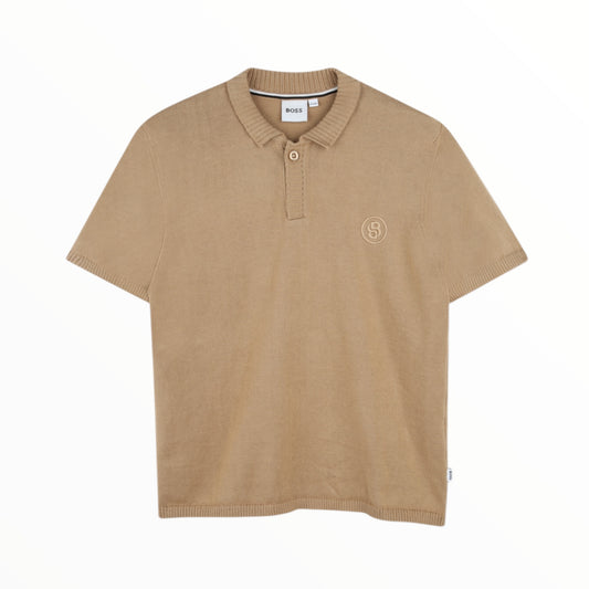 Polo in maglia Boss