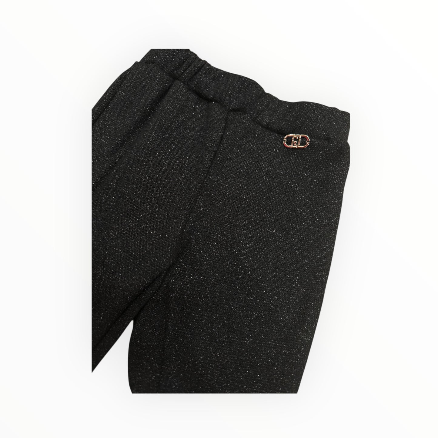 Pantalone Liu Jo in lurex nero