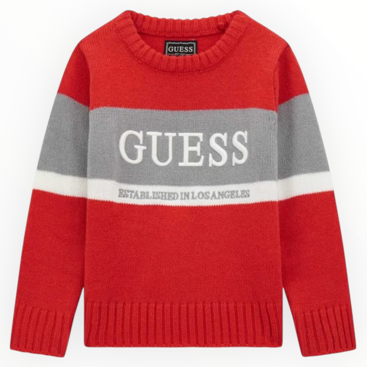 Maglione rosso Guess