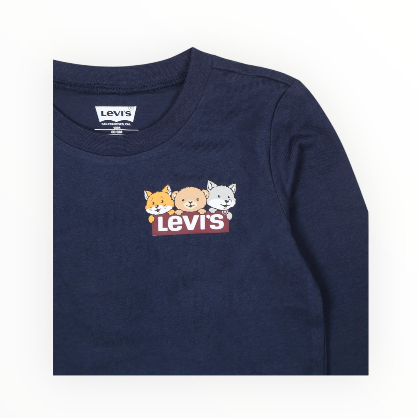 T-shirt Blu Animals Levi's