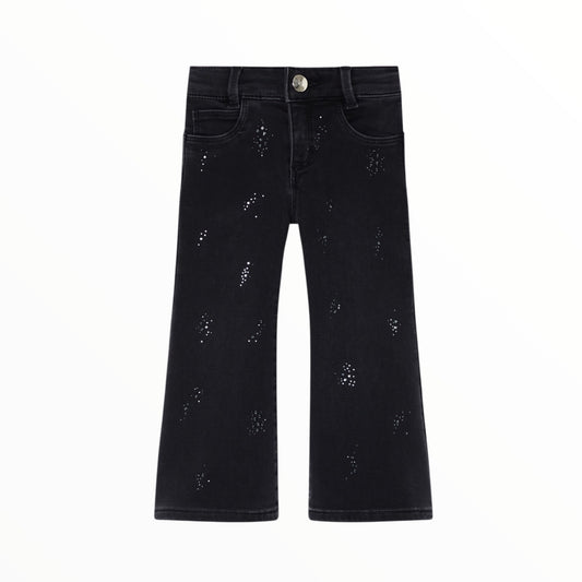 Pantalone Liu Jo flare con strass